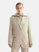 gabardine-single-breasted-blazer side view by Scotch & Soda