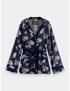 Festive Pyjama Blazer flat lay back view by Scotch & Soda