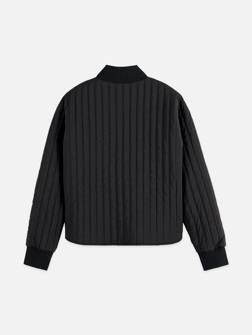Quilted reversible bomber jacket