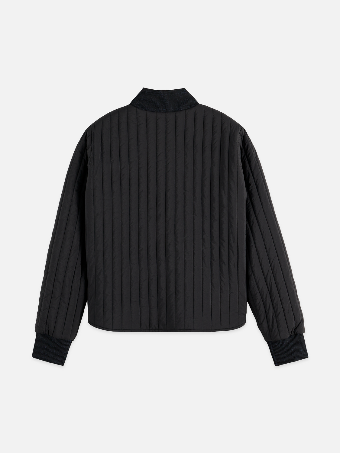 Quilted reversible bomber jacket