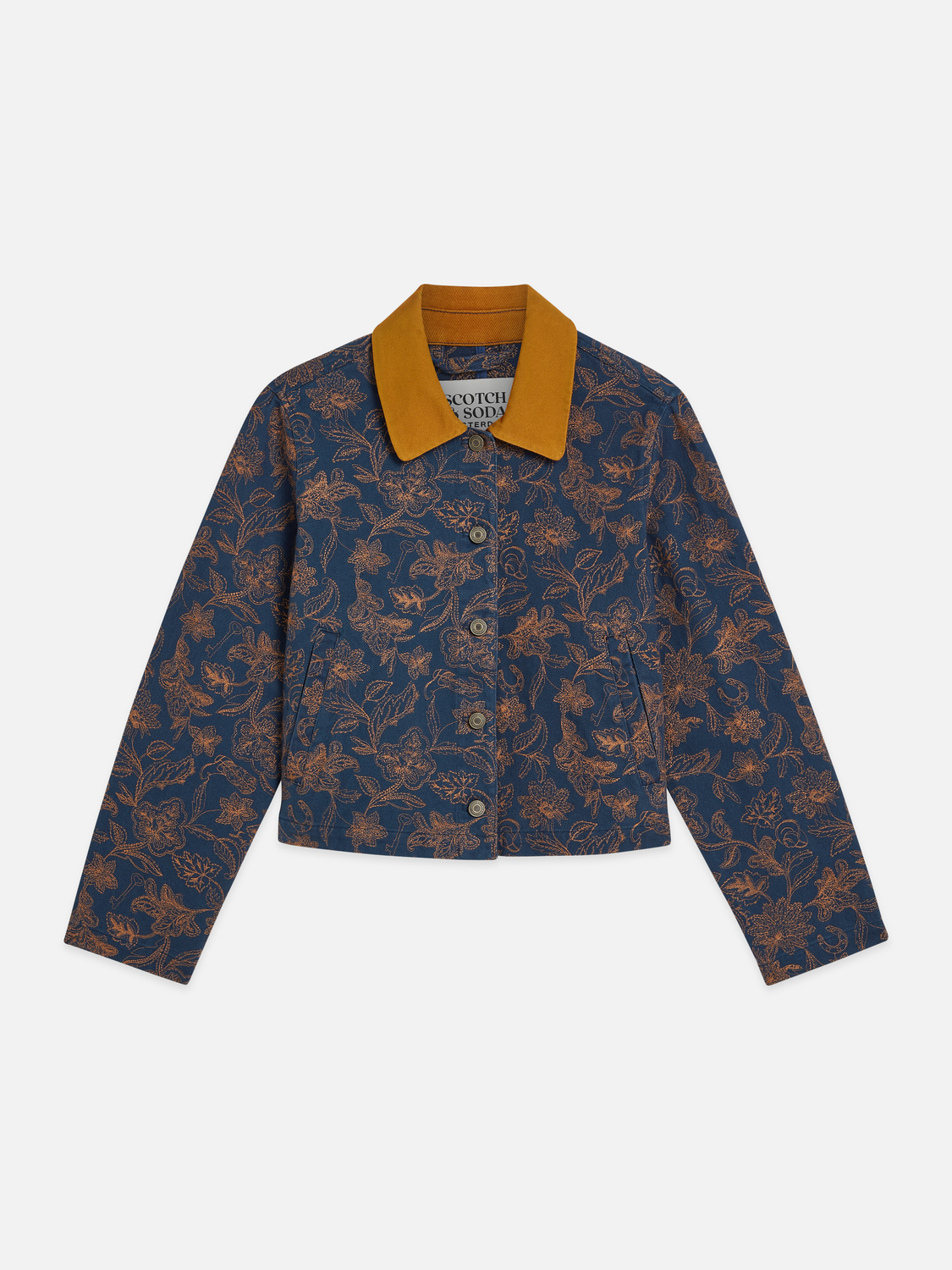 Embroidered cotton jacket