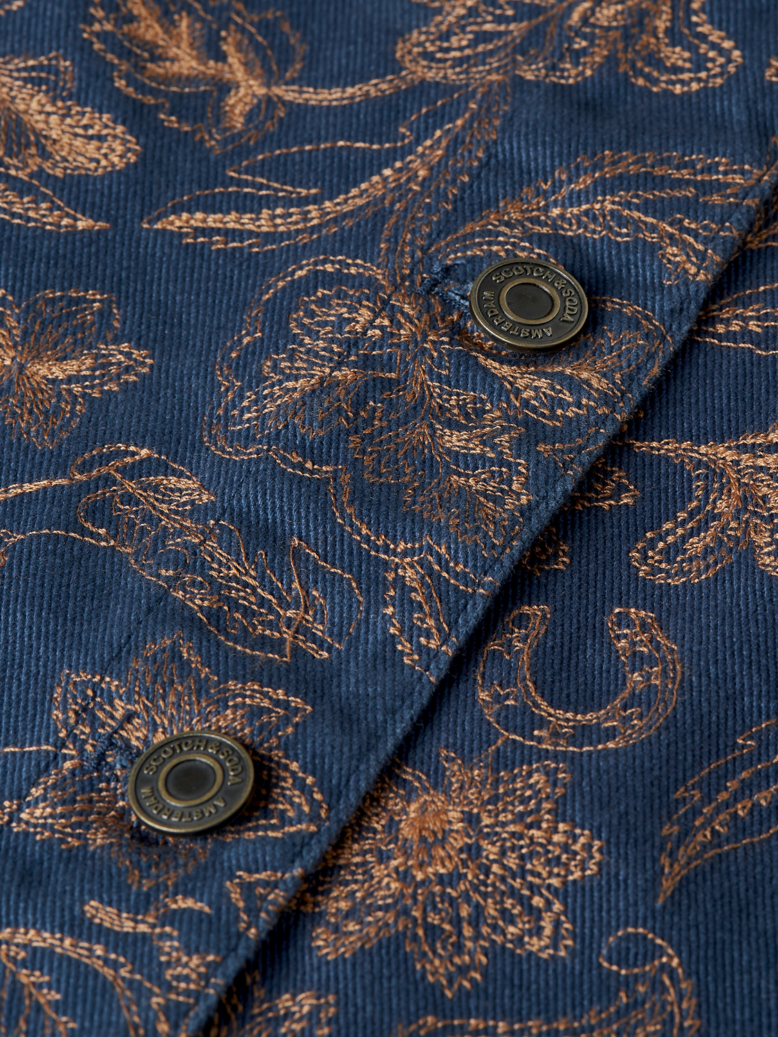 Embroidered cotton jacket