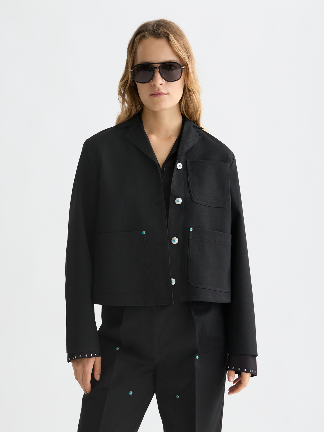 Western trucker jacket