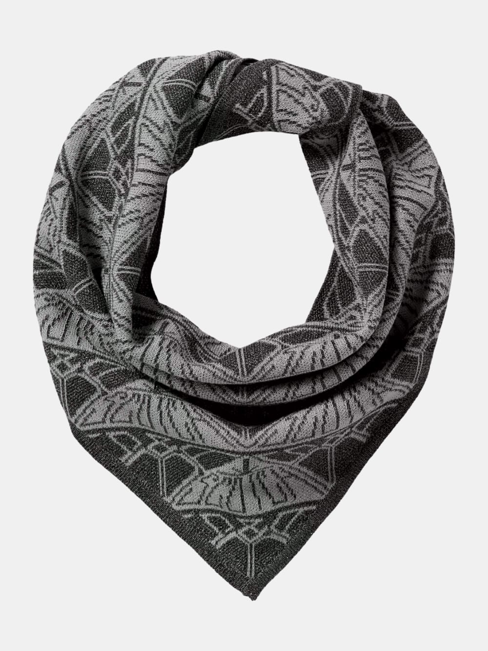Jacquard Knitted Triangle Scarf - Scotch & Soda