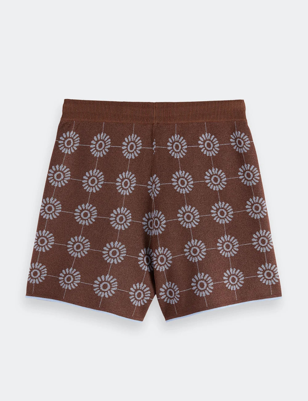 Jacquard Knitted Shorts flat lay back view by Scotch & Soda