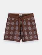 Jacquard Knitted Shorts flat lay front view by Scotch & Soda