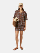 Jacquard Knitted Shorts (Open Brown) - Scotch & Soda