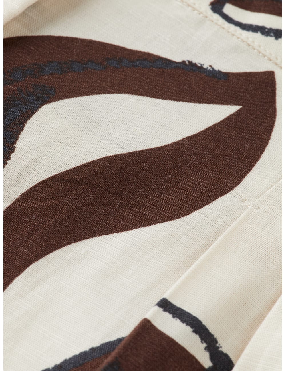 Linen Printed Shorts detail view by Scotch & Soda