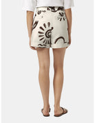 Linen Printed Shorts detail shot showing fabric and craftsmanship by Scotch & Soda