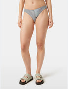 Textured Stripe Bikini flat lay back view by Scotch & Soda