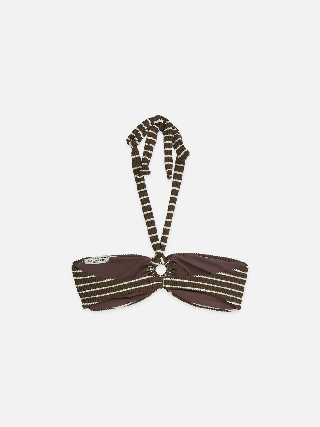 Bandeau bikini top