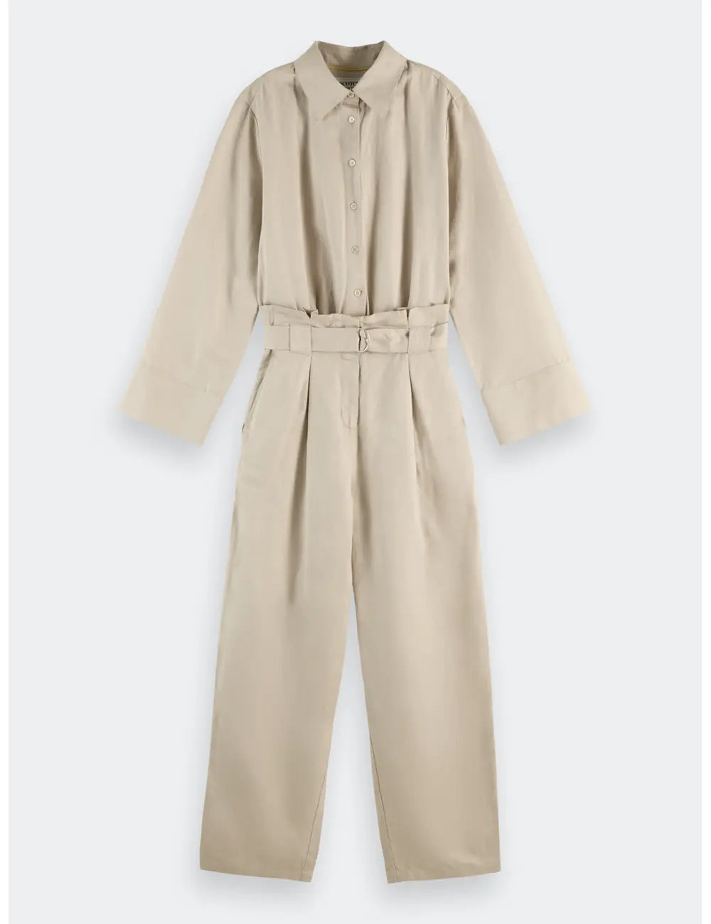 Daisy Jumpsuit Plaza flat lay front view by Scotch & Soda