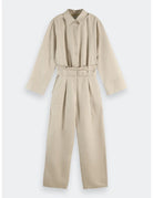 Daisy Jumpsuit Plaza flat lay front view by Scotch & Soda