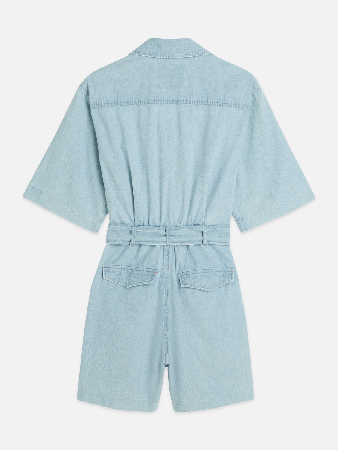 Lightweight denim playsuit