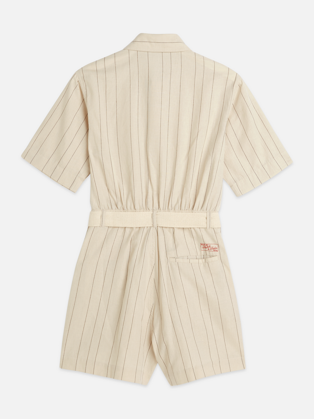 Cotton-linen playsuit