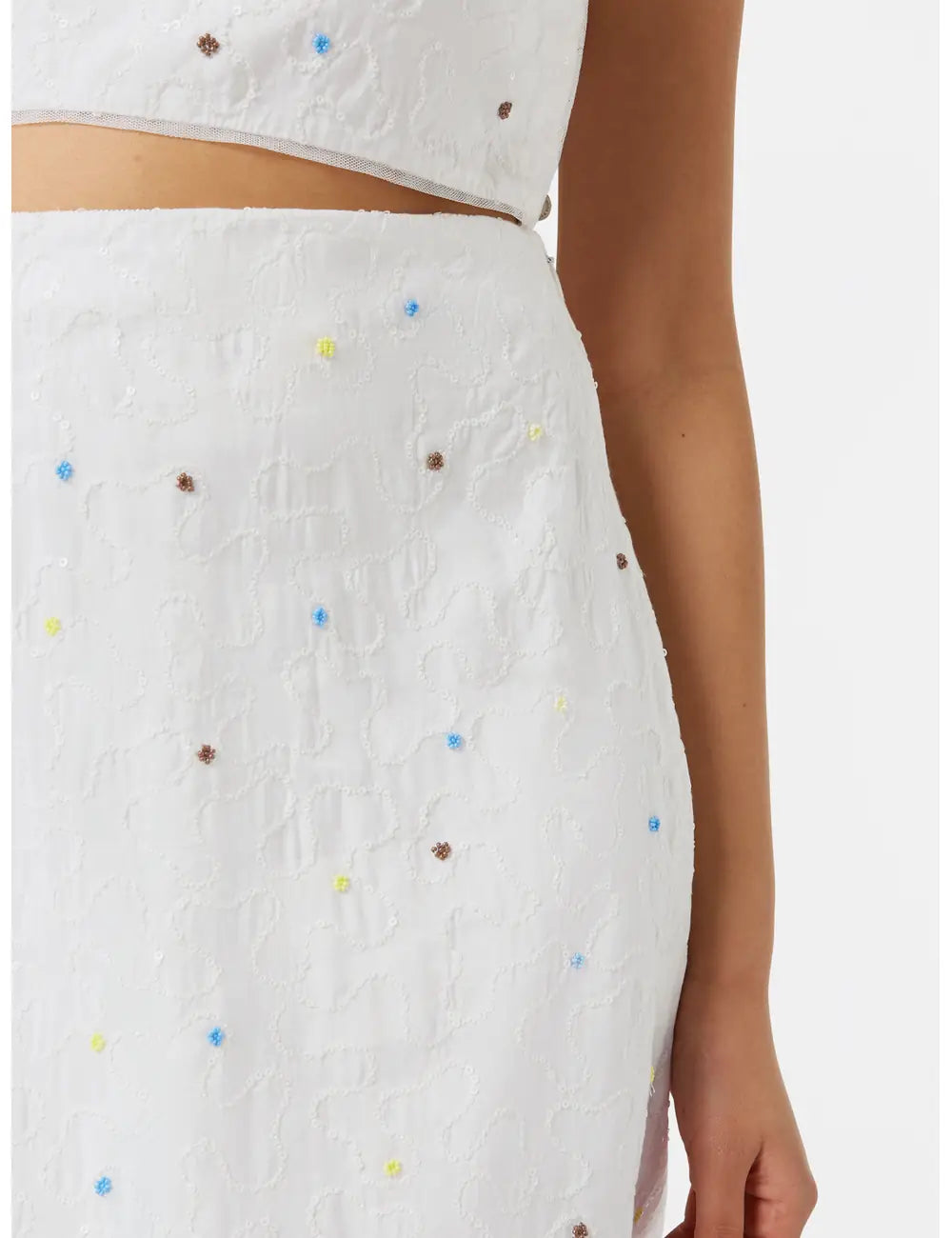 Beaded Tube Skirt detail view by Scotch & Soda