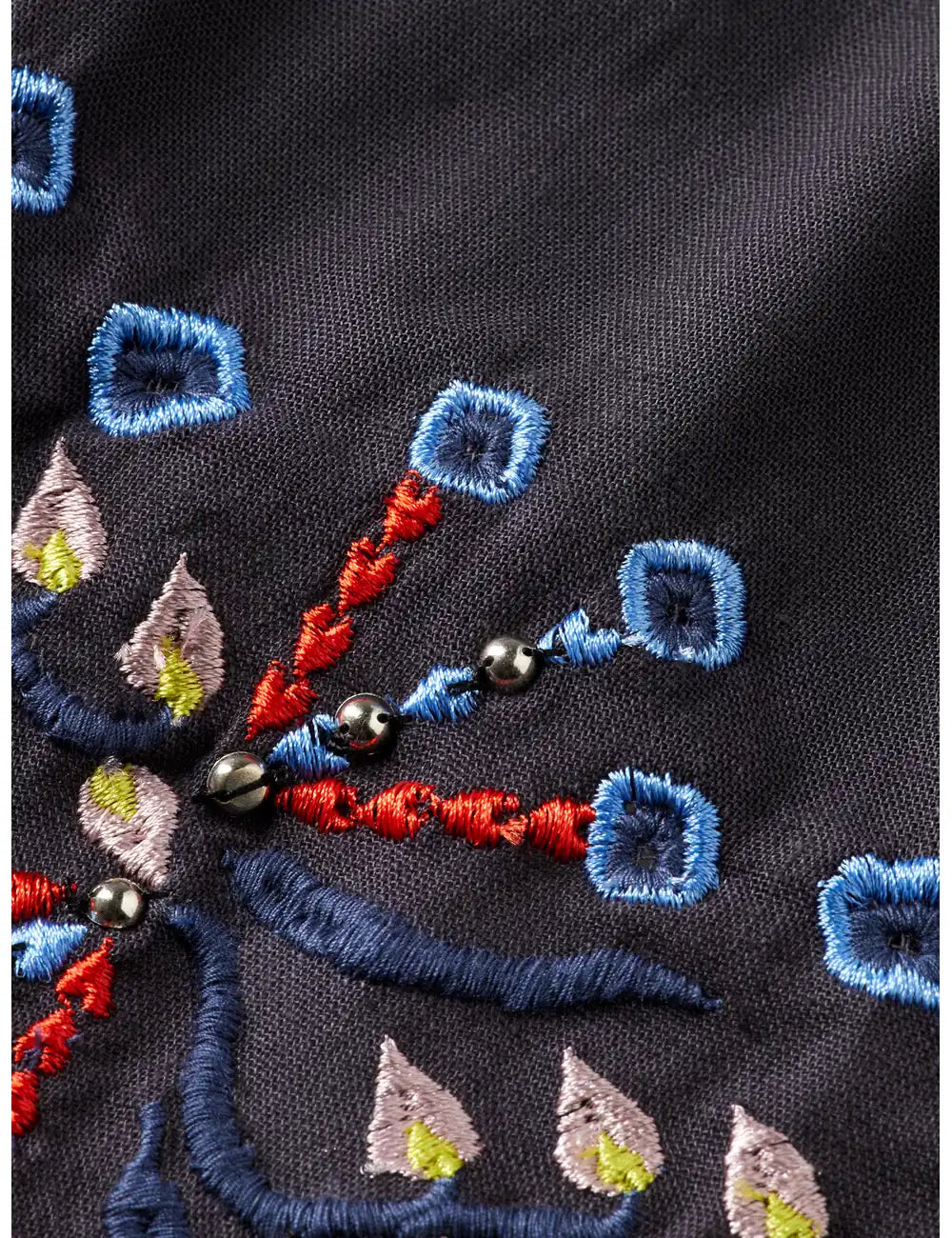 Embroidered Maxi Skirt detail view by Scotch & Soda