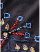 Embroidered Maxi Skirt detail view by Scotch & Soda