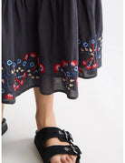 Embroidered Maxi Skirt detail view by Scotch & Soda