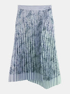 asymmetrical-pleated-wrap-midi-skirt front view by Scotch & Soda