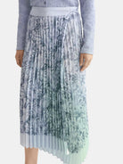 asymmetrical-pleated-wrap-midi-skirt detail shot by Scotch & Soda