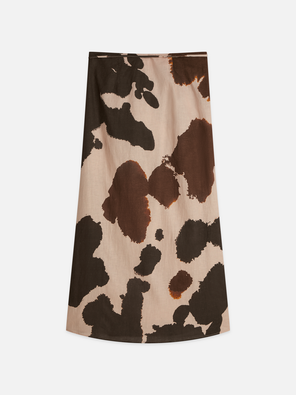 Linen wrap skirt