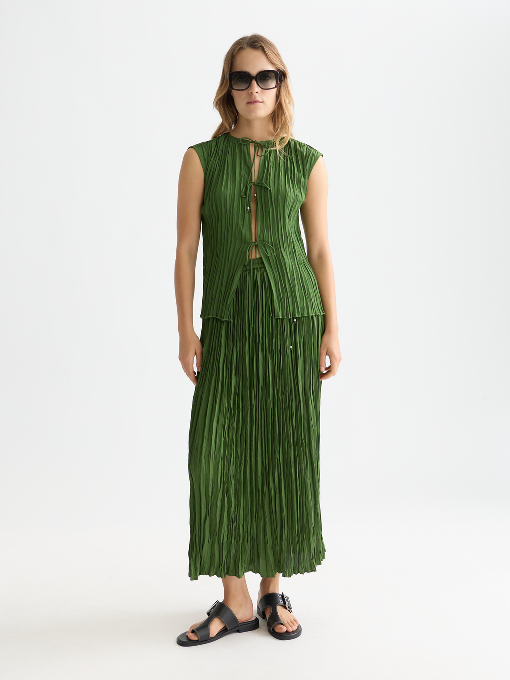 Pleat skirt