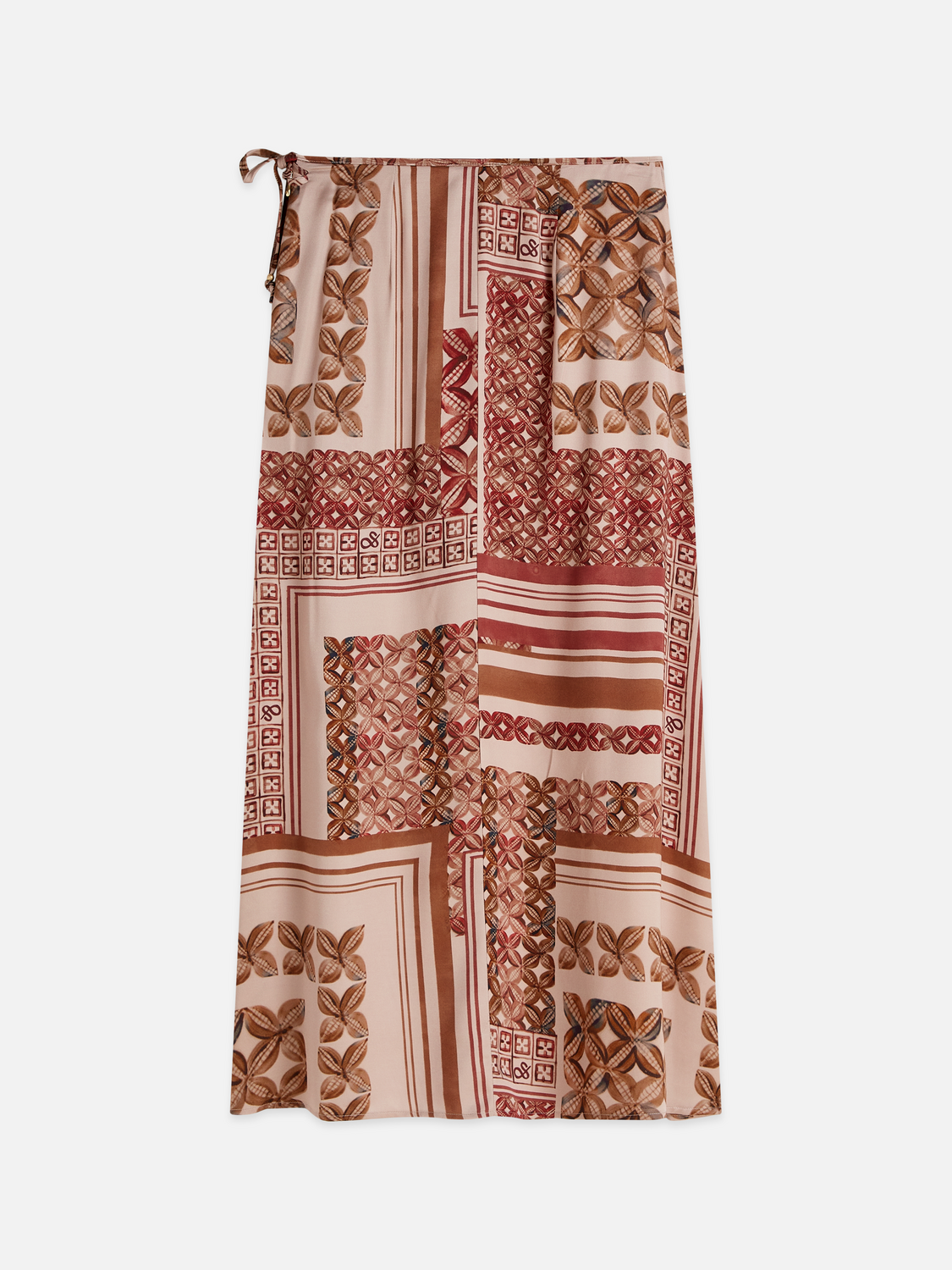 Printed ankle length skirt