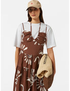 Cotton Seersucker Dress flat lay back view by Scotch & Soda