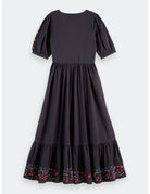 Embroidered Maxi Dress flat lay back view by Scotch & Soda