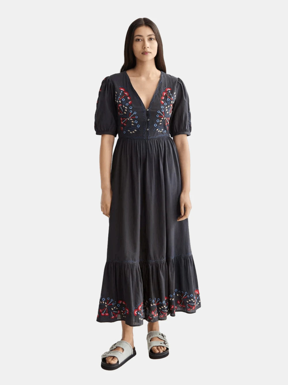 Embroidered Maxi Dress - Scotch & Soda