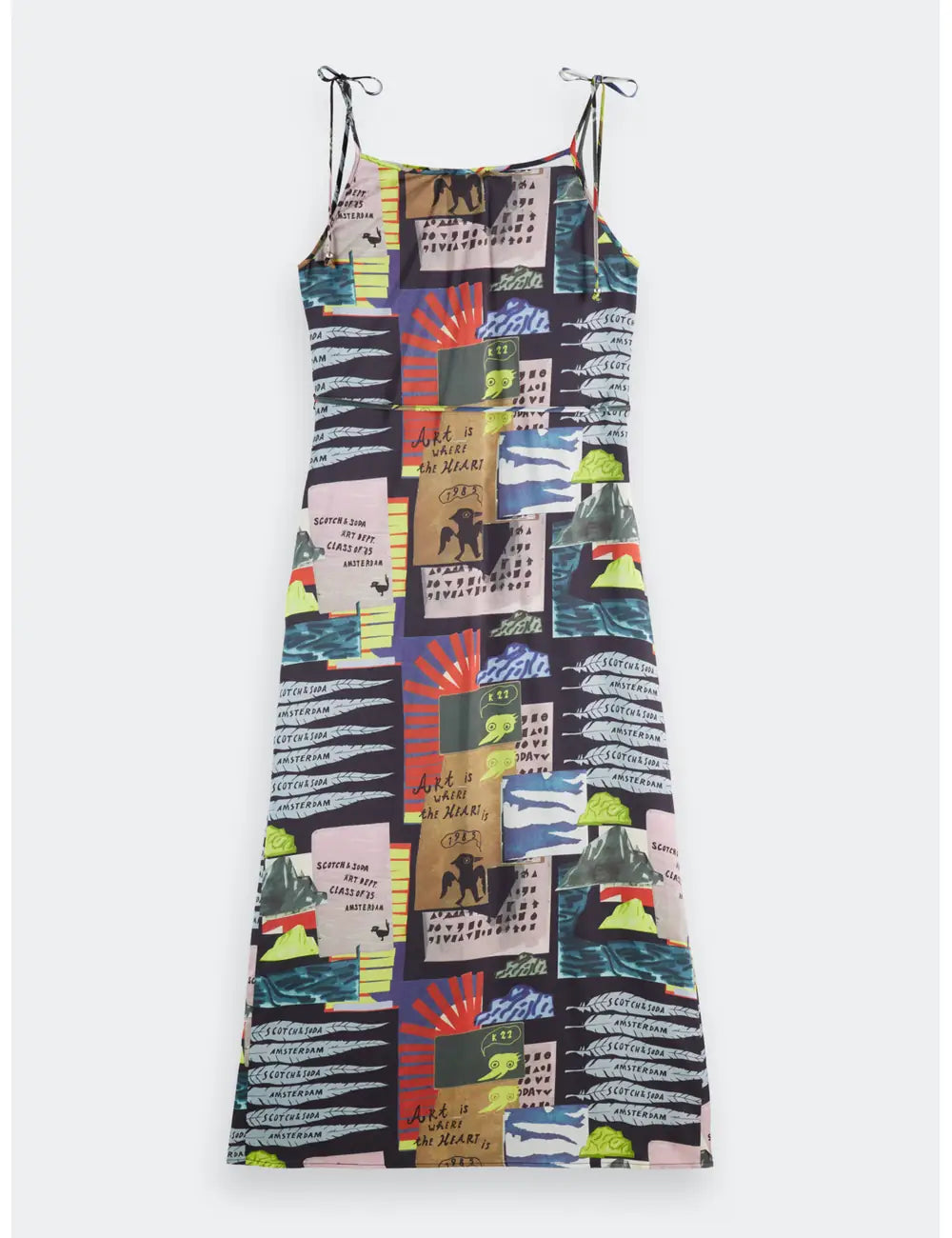 Midi Slip Dress flat lay back view by Scotch & Soda