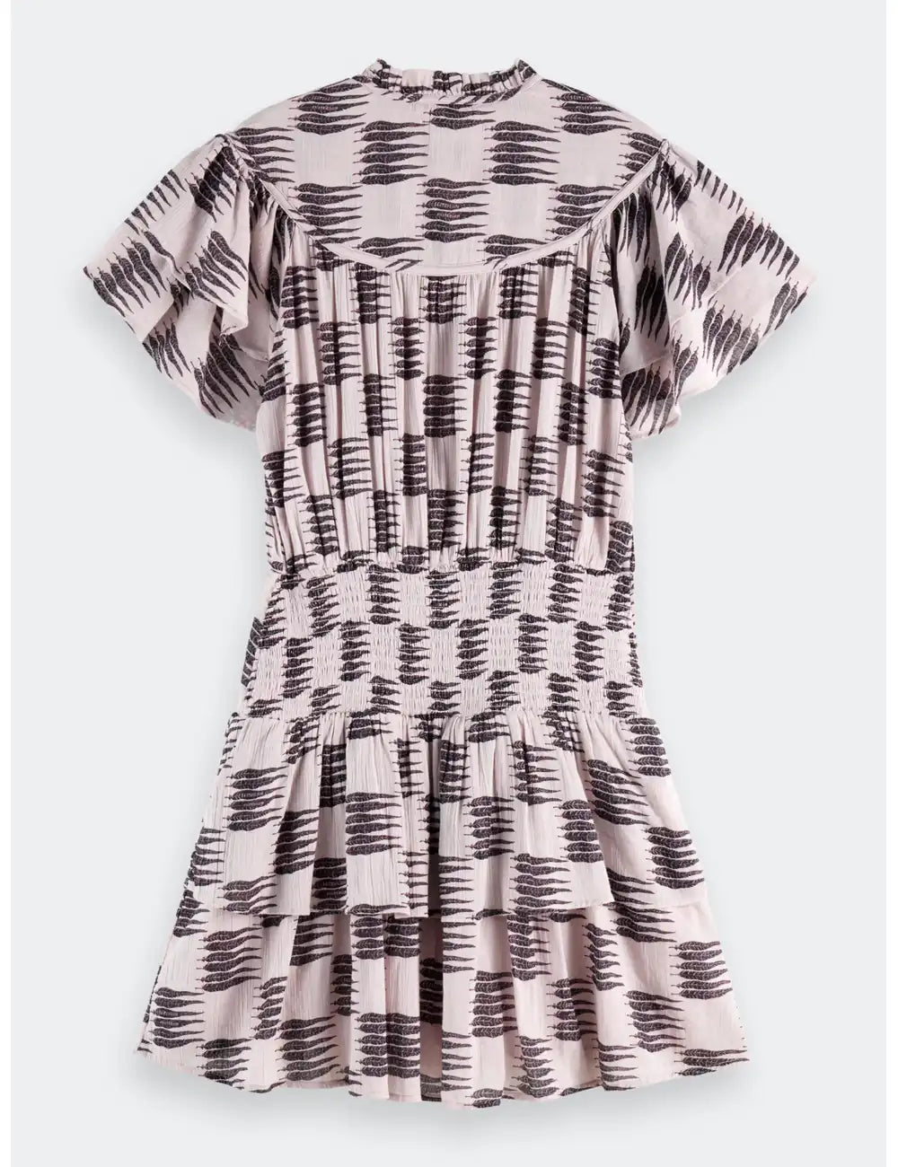 Ruffled Mini Dress flat lay front view by Scotch & Soda