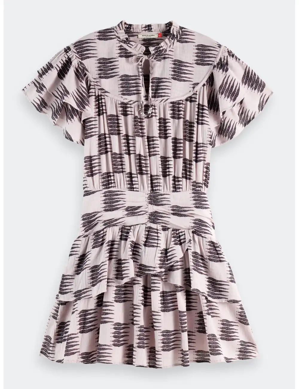 Ruffled Mini Dress flat lay back view by Scotch & Soda