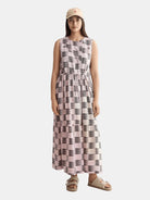 Midi Dress With Gathered Waist - Scotch & Soda