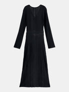 skinny-rib-knitted-wrap-dress back view by Scotch & Soda