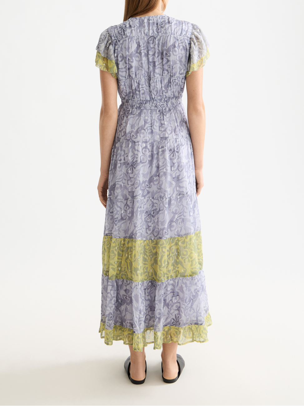 Gathered maxi dress