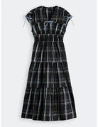 Gathered Taffeta Dress flat lay back view by Scotch & Soda