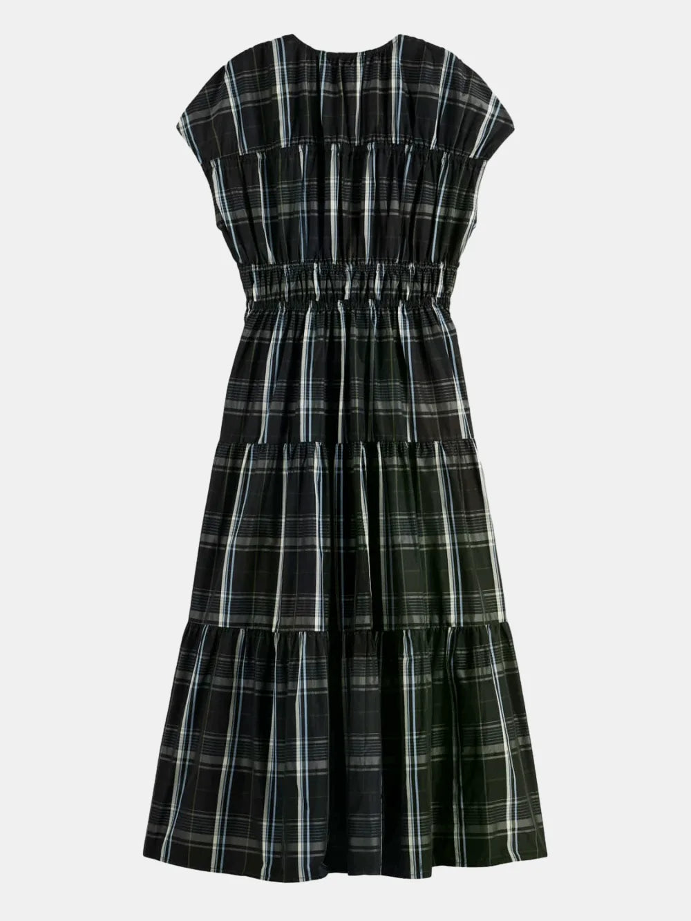 gathered-taffeta-midi-dress-with-tied-details back view by Scotch & Soda