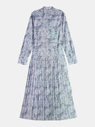 belted-shirt-midi-dress-with-pleated-hem back view by Scotch & Soda