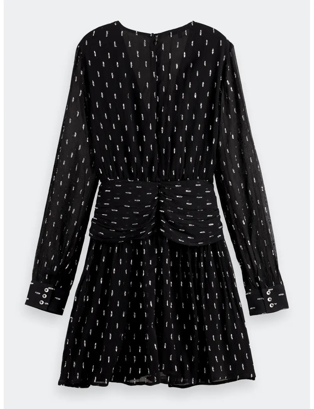 Draped Front Dress flat lay back view by Scotch & Soda