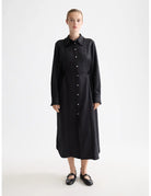 Midi Shirt Dress full model shot showing overall fit by Scotch & Soda
