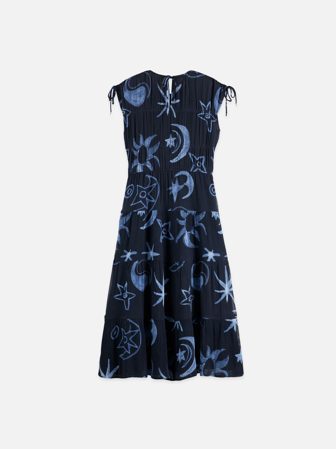 Gathered midi dress