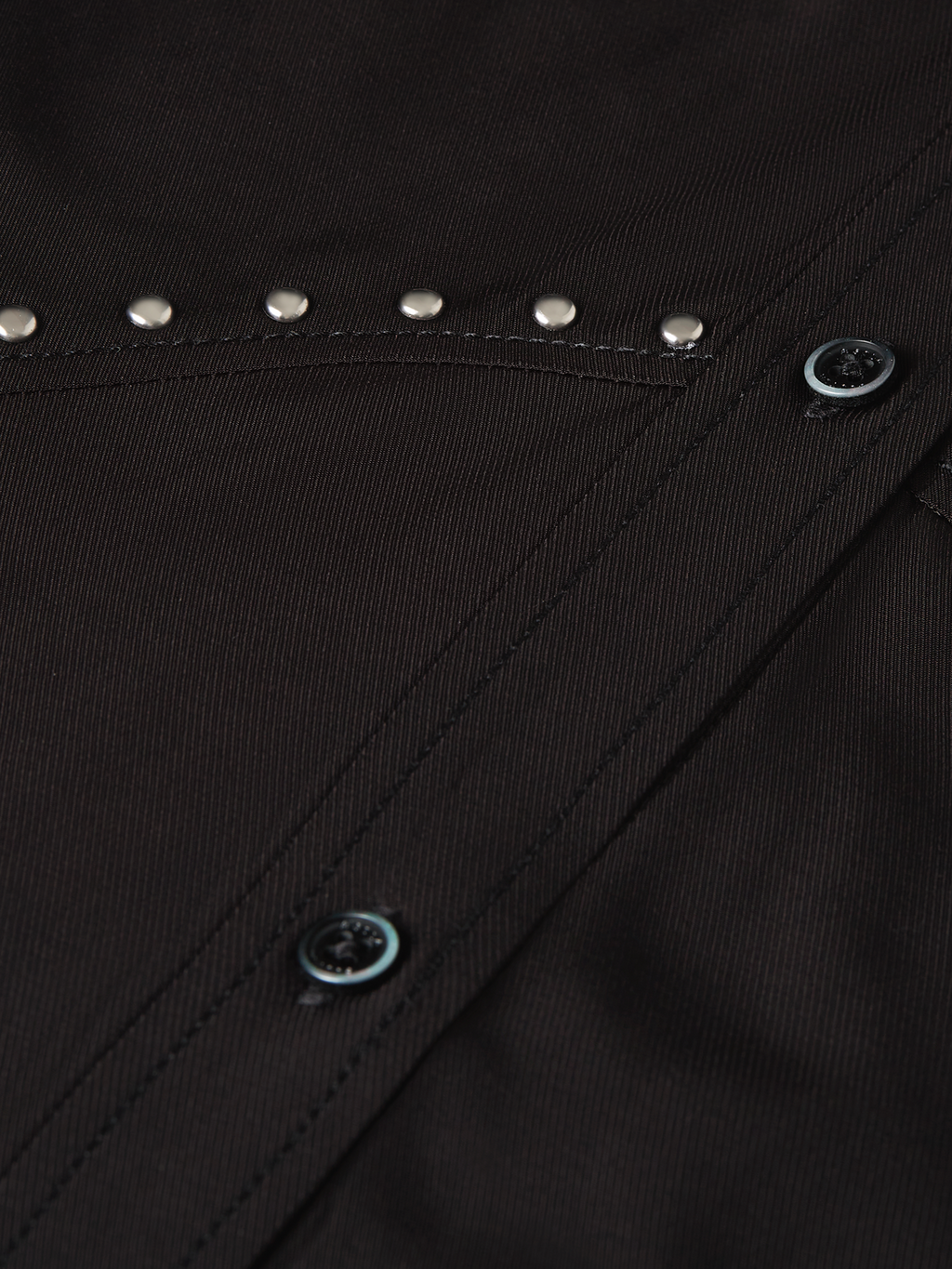 Studded button midi dress