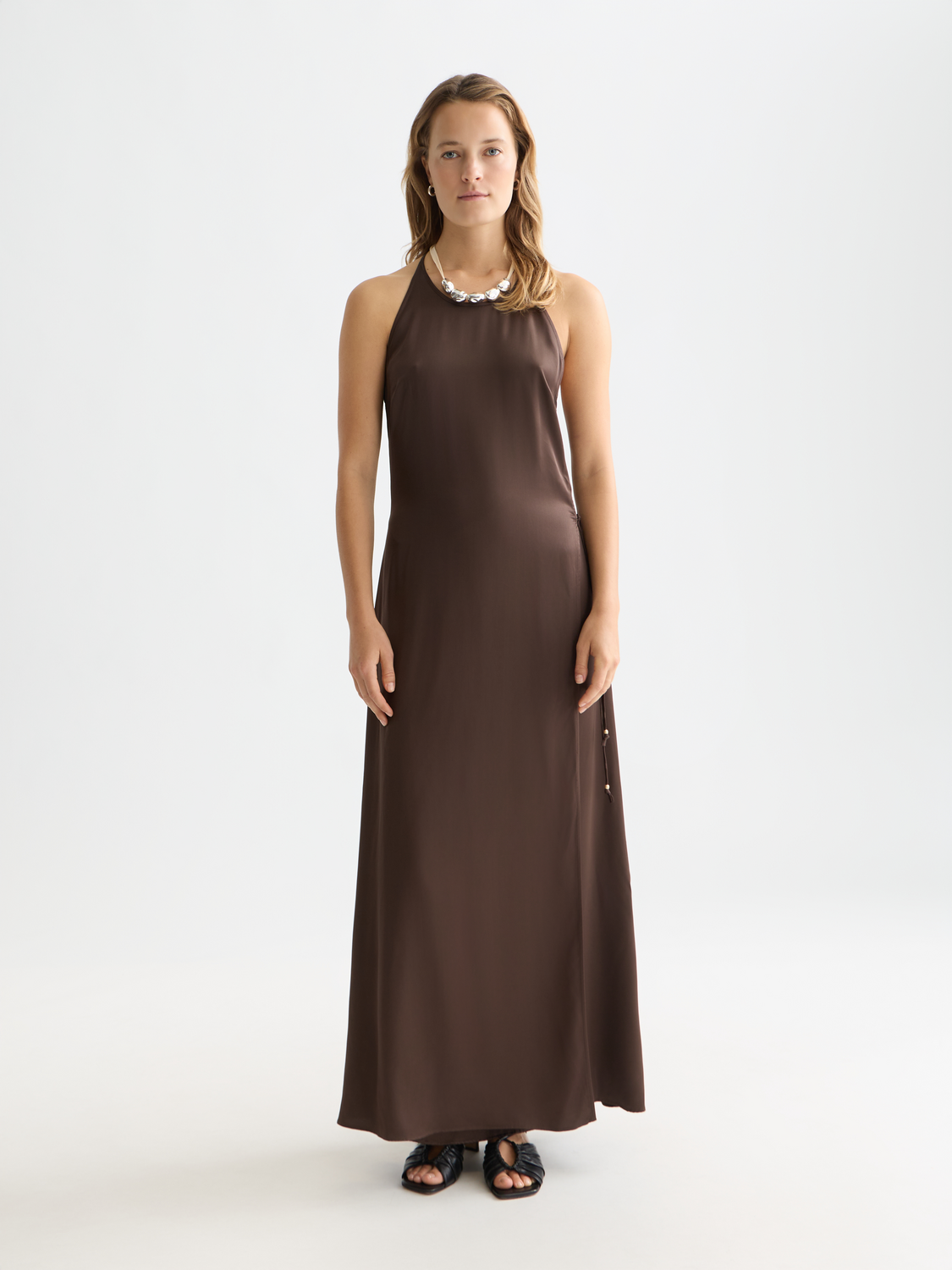 maxi wrap dress