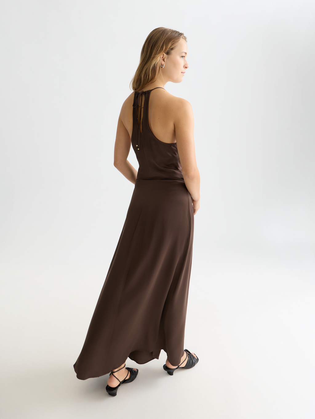 maxi wrap dress