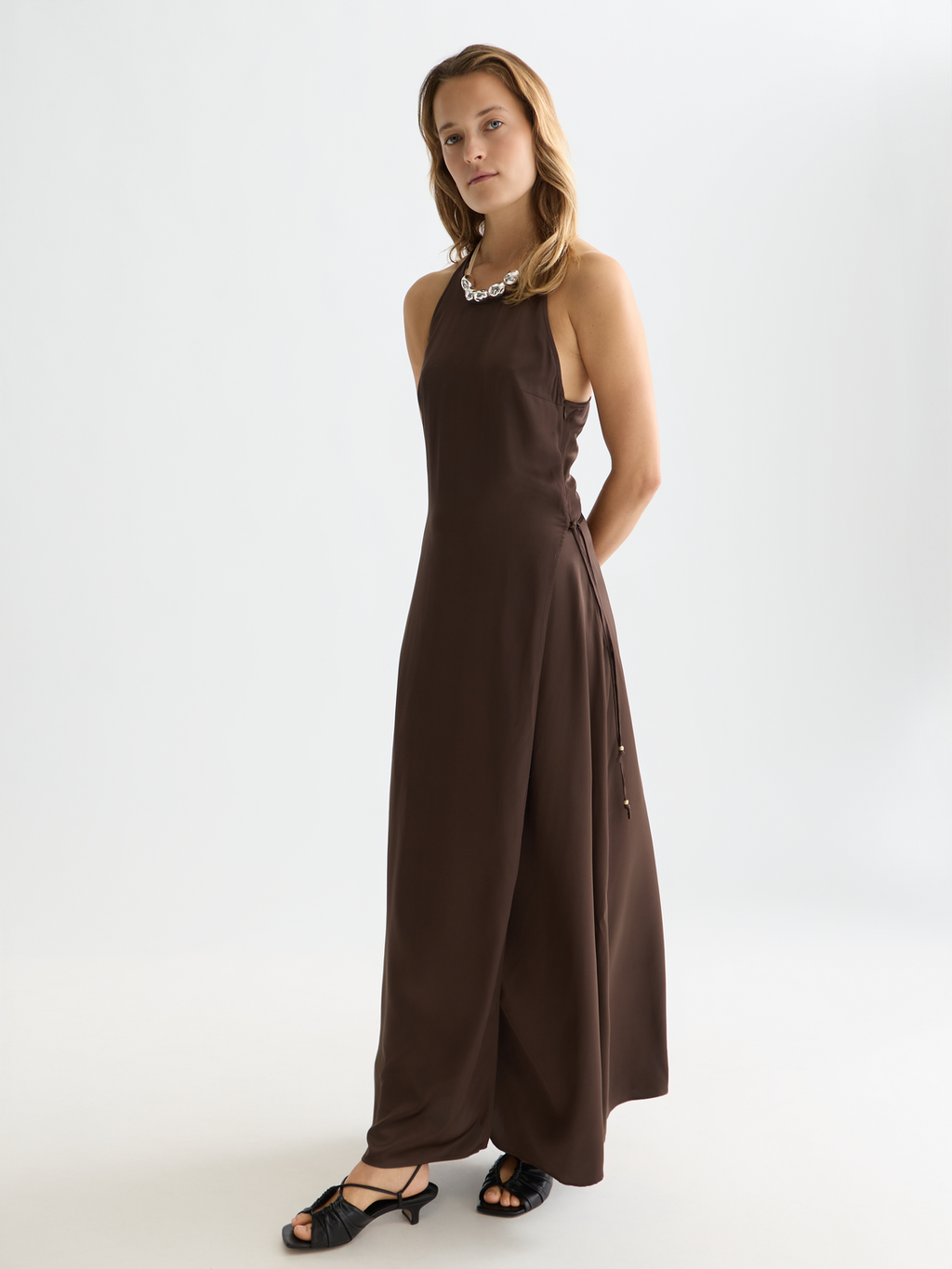 maxi wrap dress