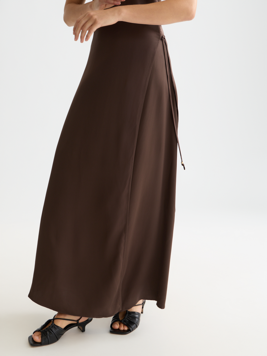 maxi wrap dress
