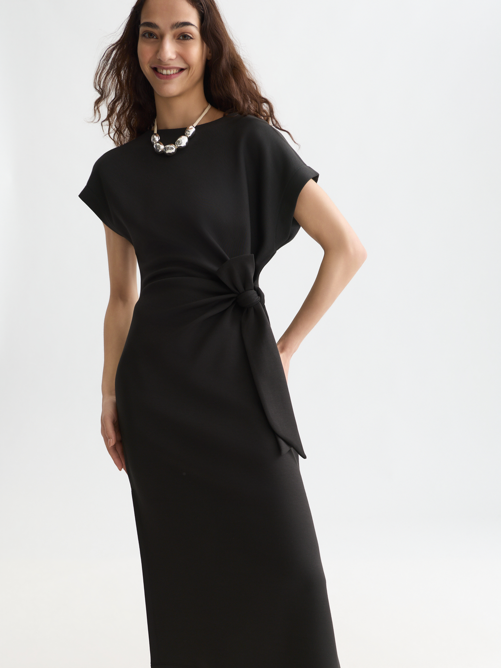 Modal midi dress