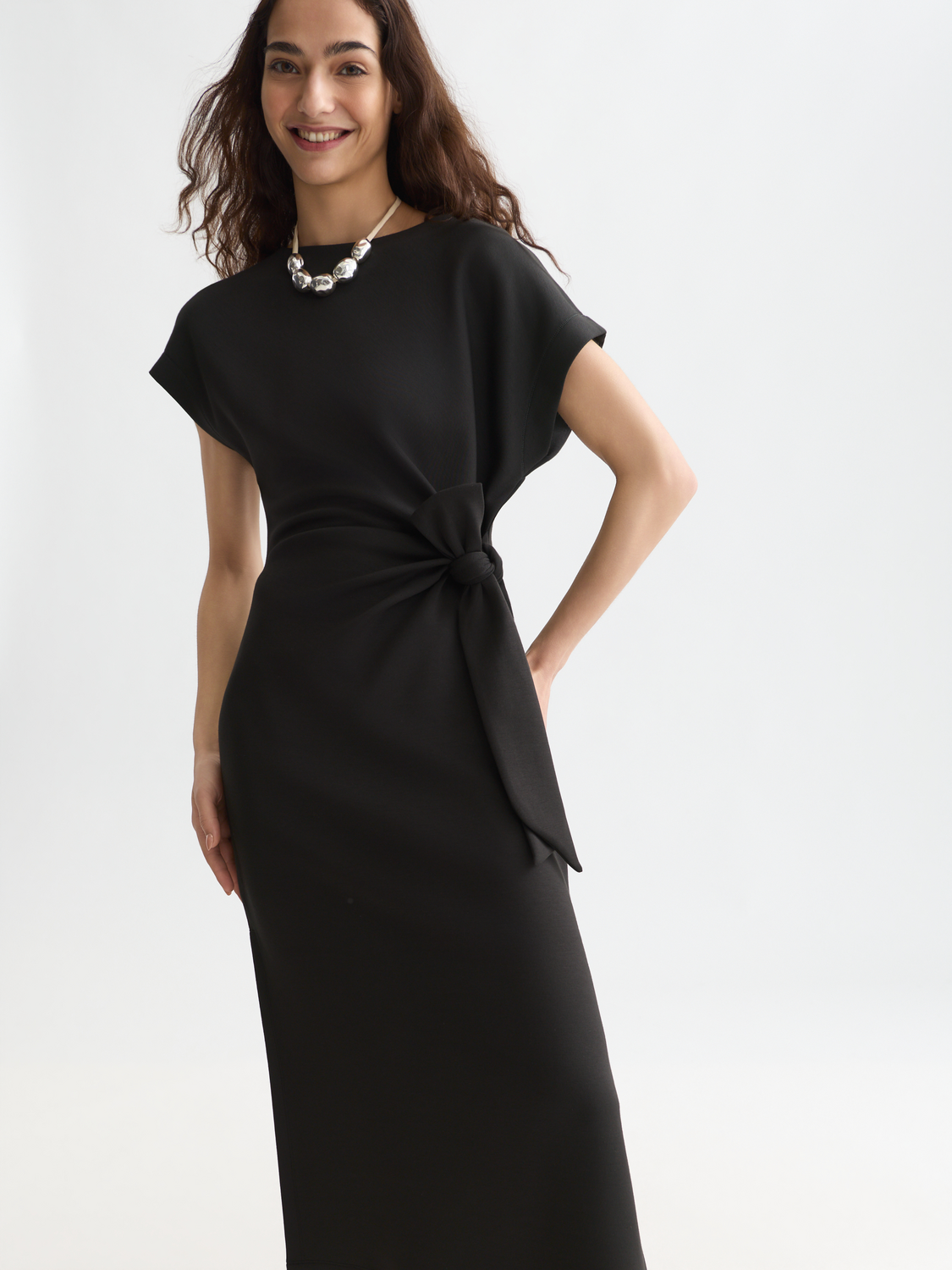 Modal midi dress